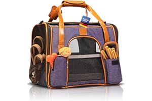 Tierhood Pudełko transportowe dla kota – składane i nadające się do prania pudełka transportowe dla kotów – torba transportowa na podróż i do transportu kotów – odporna na pęknięcia i wygodna skrzynia