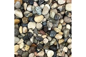 GRANULATI ZANDOBBIO Sassi Ciottoli Fiume Naturali Decorativi per Esterno Granulometria 15-25mm Sacco da 25kg