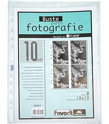 Hama Fogli Per Foto 10x15 Cm - Confezione Da 10 Pezzi, Trasparenti E Protettivi