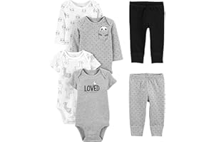 Simple Joys by Carter's Infant-And-Toddler-Pants-Clothing-Sets Unisex-Bambini e Ragazzi