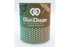 SALINAS DON DIEGO SAL DE MANANTIAL IBERO-ROMANO Sal Manantial Virgen Molida | Sal Ecológica | Sal Proceso Artesanal | Varios Tamaños (500 GR)