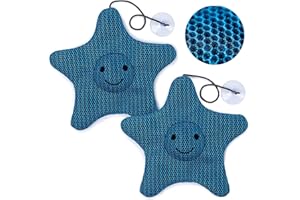 YUMSUR Whirlpool-Schaum-Absorber, ölabsorbierender Schaumschwamm, absorbierender Schaumschwamm,Sternfilterschwamm, wiederverwendbarer Spa- und Poolreiniger,hält Wasser klar für Whirlpools,Pool- und (style 1)