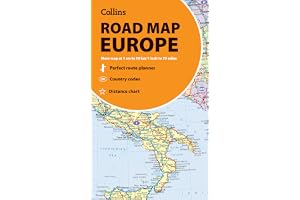 Collins Road Map of Europe: Folded map, easy to read, updated mapping