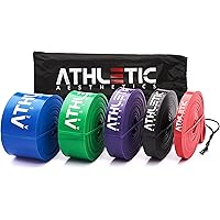 Premium Widerstandsbänder + Tasche und Übungsanleitung [Einzeln und im preiswerten Set] - Fitnessbänder / Resistance-Bands in Studioqualität für Krafttraining & Fitness - Trainings-Bänder / Fitness-Band / Klimmzug-Band