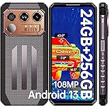 IIIF150 Raptor(2023) Rugged Smartphone con Termocamera, 24GB (12+12)/256GB Telefono Indistruttibile Android 13, 108MP+64MP No