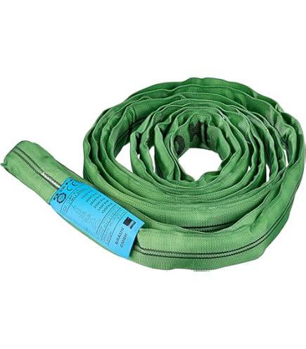 Imbracatura Rotonda Da Sollevamento 1000kg - 2m Lunghezza, Poliestere Ad Alta Resistenza - Foto 7