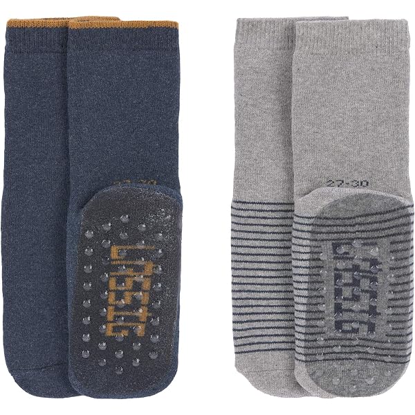 Chaussettes Bébé LÄSSIG Lot De 3 - Coton Bio - Taille 19-22 - Blanc Cassé/Rose - Confortables