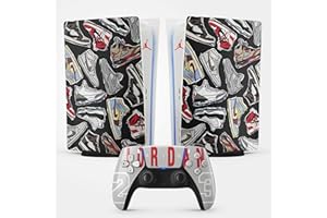 FFRAME PS5 Nike Sneakers, Playstation 5 Decal Sticker, Consola y Mando, Edición Estándar Digital, Sneakers Skin (1 Mando)