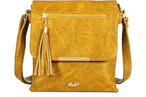 Mabel London - Women’s Cross Body Handbags – Trendy Messenger Long Shoulder Strap Bags in Various Styles