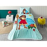 TA&Ccedil; Disney Moana Island Standart Pamuk Nevresim Takımı, &Ccedil;ok Renkli, Tek Kişilik