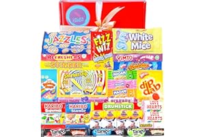 Lola's Candy - Retro Sweets - Sweets Gift Box - Birthday Sweets - Old School Sweets, Great Sweets Box For Men, Women, Boys And Girls - Retro Sweets Gift Box - Sweet Hamper