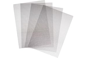 BLUCENT 4 Pack Wire Mesh Sheet 304 Stainless Steel Woven Wire Mesh Wire Mesh Panels 20 Mesh Mouse Rodent Insect Mesh for Vents Kitchen Garden Air Brick 210 x 300 mm