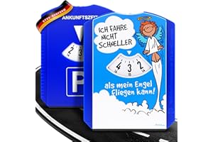 Eigenart® Parkscheibe Auto - StVO konform - Auto Parkscheibe lustig - Robuste Parkscheibe mit Eiskratzer - Manuelle Parkuhr Auto mit EU-Zulassung - Lustige Parkscheibe - Auto Zubehör Parkscheiben