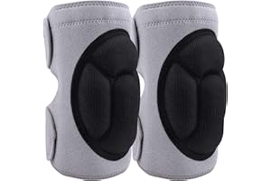 JODSEN Knee Pads for Work, Protective Garden Kneeling Pads Anti-Slip Collision Avoidance Knee Sleeve for Women and Men, Multifunction Knee Caps for Gardening, Sport, Skating (Grey)