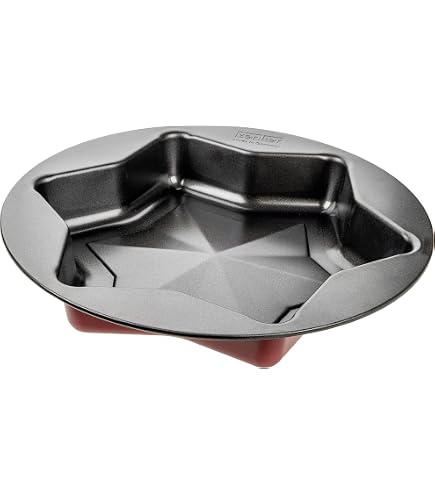 Teglia A Stella NAMAI Per Dolci Natalizi, 28 Cm, In Alluminio Antiaderente Effetto Pietra, Made In Italy, Lavabile In Lavastoviglie