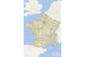 empireposter Carte de France 2017 61x91,5cm