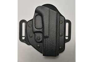 Vega Holster Fondina in polimero termoformato da Cintura VHH8 Pancake Nera (Beretta 92/98, Destra)