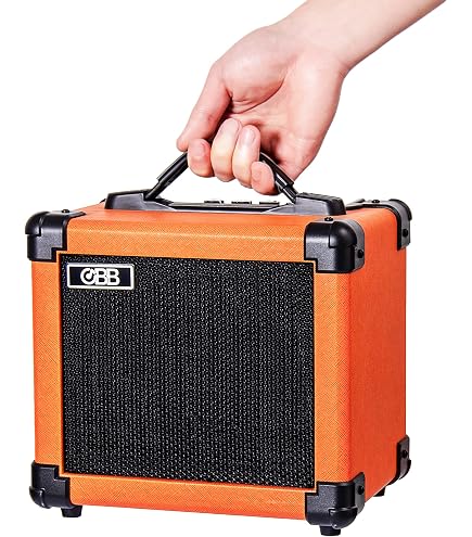 Amplificatore Per Chitarra Elettrica Naroote 10W Con Effetto Delay, Jack Cuffie 3.5mm E Ingresso AUX/MIC