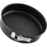 Zenker Stampo Tortiera Apribile a Cerniera 1 fondo Ø30x6,5cm in Acciaio Carbon Steel Rivestito in Antiaderente Teflon Classic