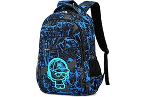 LEDAOU Plecak szkolny, dla chłopców, nastolatków, dziewcząt, tornister szkolny, wodoszczelny, lekki, duży, do szkoły, na prezent