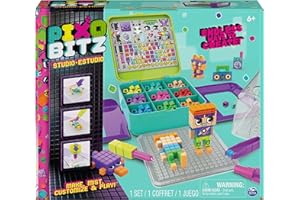 Paw Patrol Pixobitz Studio | Gioco Creativo per Bambini e Bambine | 500 bitz idroadesivi | Decorazioni e Accessori per creazioni in 3D | Giochi per Bambini dai 6 Anni in su