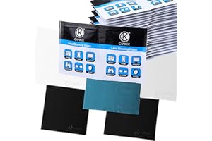 CAMKIX Lens and Screen Cleaning Kit - 5 Microfiber Cloths, 50 Individually Wrapped Wet Tissues - For Eyeglasses, Sunglasses, Camera Lenses, Phone/Tablet Screens, etc. - Advanced Formula