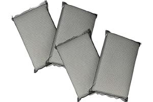 vhbw 4X Filterpad kompatibel mit Dolphin E35, E35i, E10, E20, E25, E30 Poolsauger, Poolroboter - Feinfilter, 25 x 16 x 4 cm