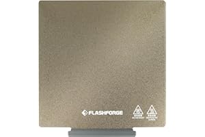 Flashforge Double-Sided Textured PEI Sheet for Adventurer 5M Series and AD5X, Flexible Build Plate PEI Sheet for PLA/PETG/TPU/PLA-CF/PETG-CF