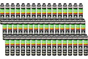 Isolbau Set comprenant un lot de 48 cartouches de 750 ml de mousse de montage polyuréthane monocomposant et 1 pistolet à mousse