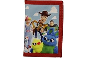WILLIAM LAMB Kids Toy Story Wallet Gift Set for Kids/Slim Character Wallet with Zippered Pocket Trifold