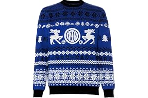 Inter Maglione Natalizio, Adulto, Unisex