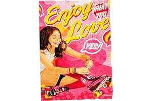 alles-meine.de GmbH Kuscheldecke/Fleecedecke - Soy Luna - 100 cm * 150 cm - Schmusedecke - Mikrofaser - Decke aus Fleece - für Mädchen/Mädchendecke - Kinder Plaid Kinderdecke..