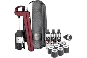 Coravin Timeless Six+ Sistema di conservazione del vino | Facile da usare Protegge il vino dall'ossidazione per più di 2 anni| Aeratore e custodia da viaggio inclusi - Bordeaux