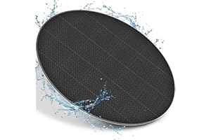 tillvex® Whirlpool Unterlage rund 240cm | Bodenmatte Poolunterlage Matte für Outdoor Whirlpools | Thermo Bodenschutzmatte Pool Untergrund | Bodenschutz Bodenplatte schützt & isoliert (Schwarz)