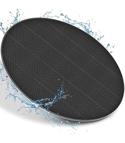 Tapis De Sol Pour Piscine, 3.7 Bâche De Sol Rond, Tapis Piscine Hors Sol Aux UV Et Indéchirable