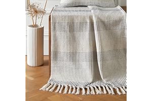 Appletree Loft - Reva - 100% Recycled cotton Bedspread - 130cm x 180cm in Navy