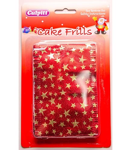 Culpitt Weihnachtskuchen-Set Mit Springenden Hirschen & Kuchenbrett – 8-teilig, 25.4 Cm, Lebensmittelecht