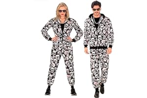W WIDMANN MILANO Party Fashion – kostiumowy dres treningowy, Halloween, strój horroru z lat 80., dres do biegania na karnawał i imprezę