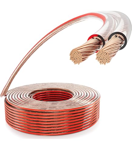 thumbnail image 2 of KnuKonceptz Kord 14 Gauge Speaker Wire – 100ft Roll Oxygen Free Copper (OFC), Red/Black 2 of 13