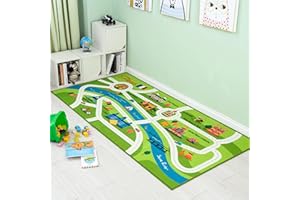 Booooom Jackson Enfants Voiture Tapis de Route Enfants France Route caractéristique Tapis de Jeu pour Voitures Jouets Tapis éducatif Enfants Tapis