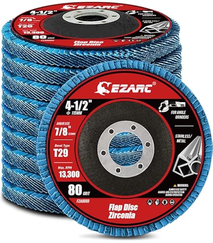 Disco Abrasivo Lamellare Fischer 115mm - Per Smerigliatrice Angolare Su Acciaio E Inox - Foto 7