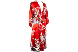 CCcollections Kimono robe long 16 colors Premium Peacock bridesmaid bridal shower womens gift