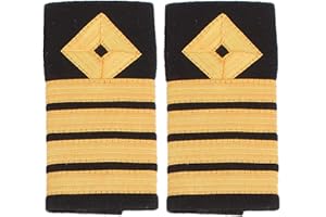 handembroideryuk Merchant Navy Chief Slip On Captain Four Bar Diamond Epaulette Slide