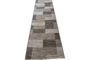 ALFOMBRAS IBERIA Alfombra Pasillera ICO Antideslizante para Pasillo y Entrada Medidas | Fácil de Limpiar, Suave, Resistente y Decorativa para Hogar - 67x200cm Beige