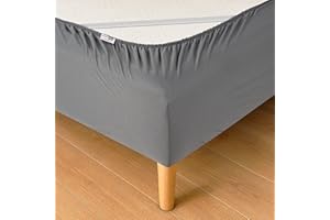 WRAPPYBAG Cubre Somier 160 x 200 con Elásticos – Renueva y Moderniza tu Antiguo Somier – Color Antracita - 6 Tamaños Disponibles