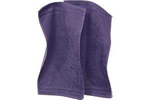 ‎ERWIN MÜLLER Erwin Müller Gästetuch Heidelberg 2er- Pack 100% Baumwolle lila Größe 30x50 cm - leichte Qualität, saugstark, schnelltrocknend, kompakt - ideal für Sport, Strand, Reisen