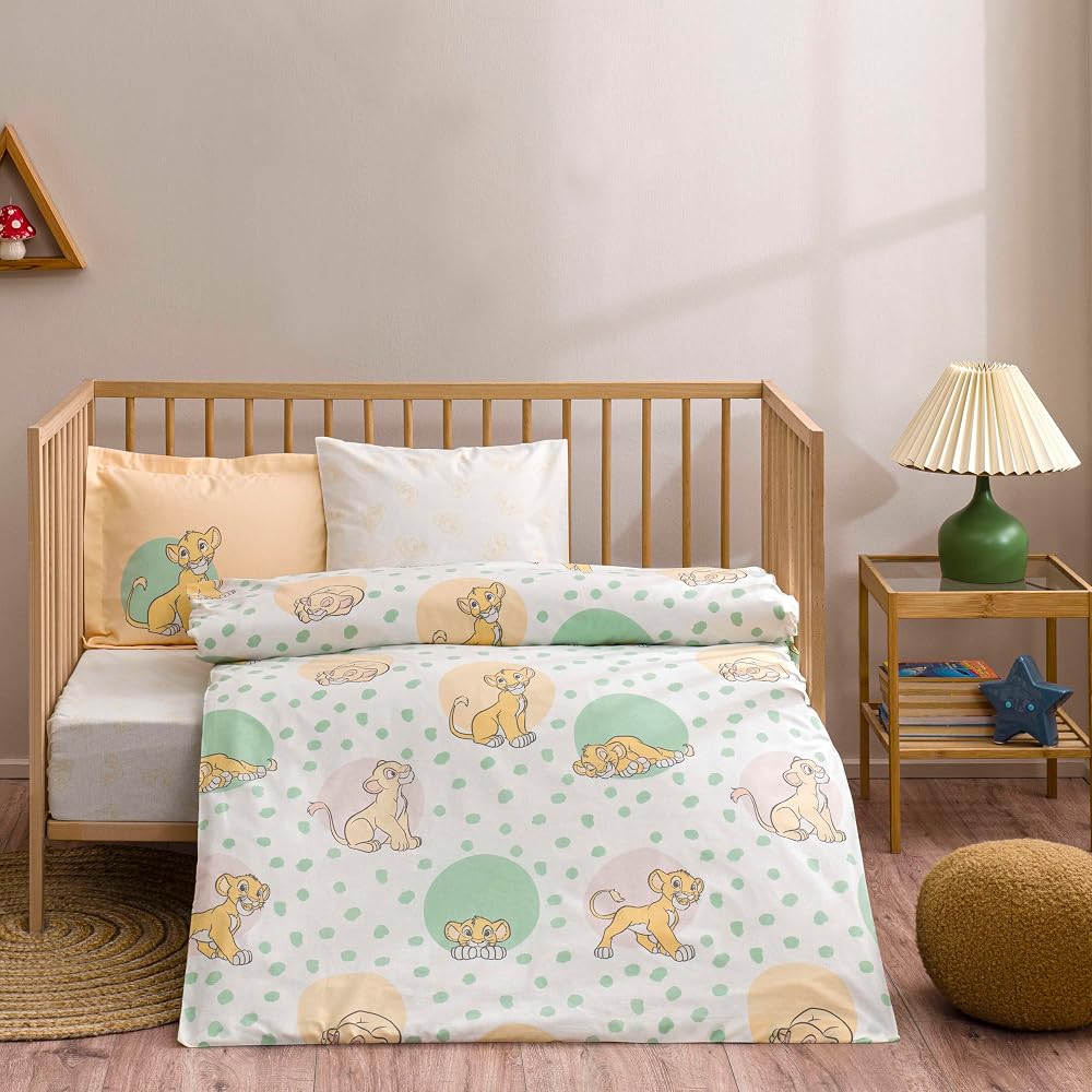 Taç Lisanslı Disney Lion King Baby Pamuk Bebek Nevresim Takımı