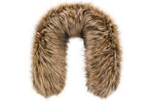 Futrzane Classic Pelliccia per Cappuccio - Collo in Pelliccia Sintetica di Pelo
