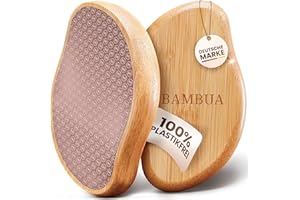 BAMBUA Hornhautentferner - [100% Anti-Hornhaut Effekt] Hornhaut Entfernen Fuß - Zur Fußpflege für schöne Füße - Effektives Nano Glas - Professionelle Pediküre - Premium Bimsstein (Rosa)