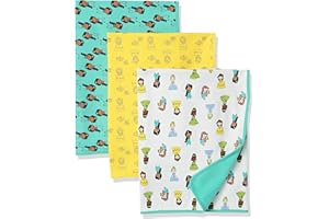 Amazon Essentials Disney | Marvel | Star Wars Coperte Avvolgenti Unisex Bimbi, Pacco da 3